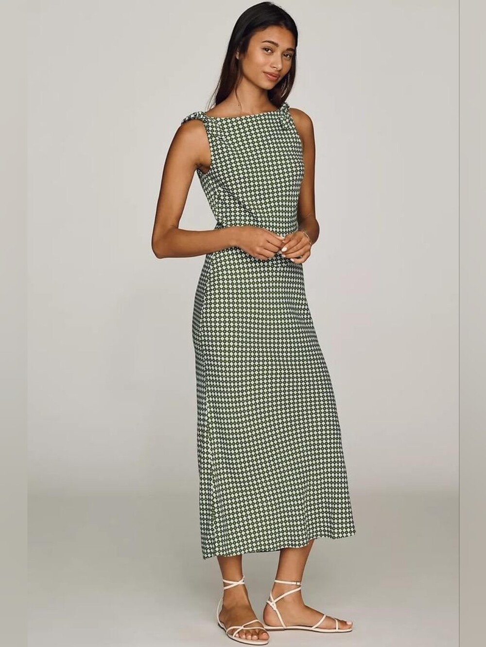 Reformatiom Sorrel Midi Dress Green Plaid New With Tags Size 6